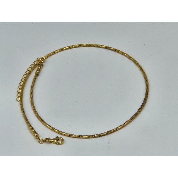 Veronese QVC Sterling Silver 925 Italy Vermeil Necklace 16 - 18''L - Picture 5 of 13